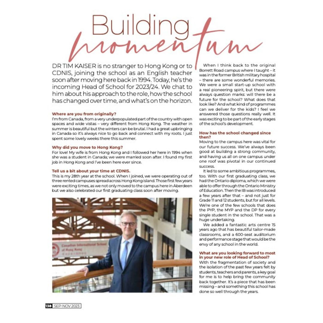 Building Momentum