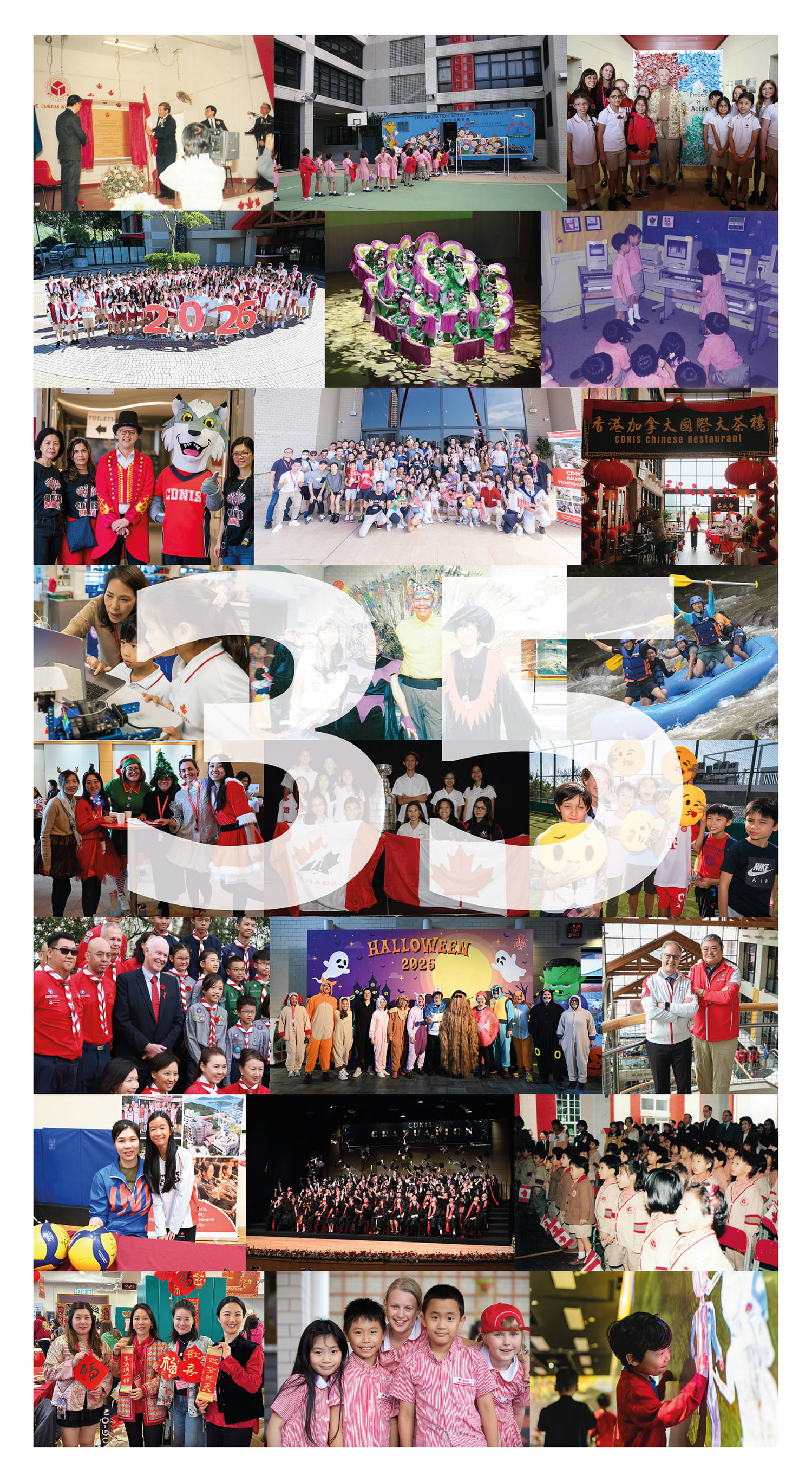 A collage of various images depicting large crowds of people in different settings, including indoor and outdoor events, celebrations, and gatherings.